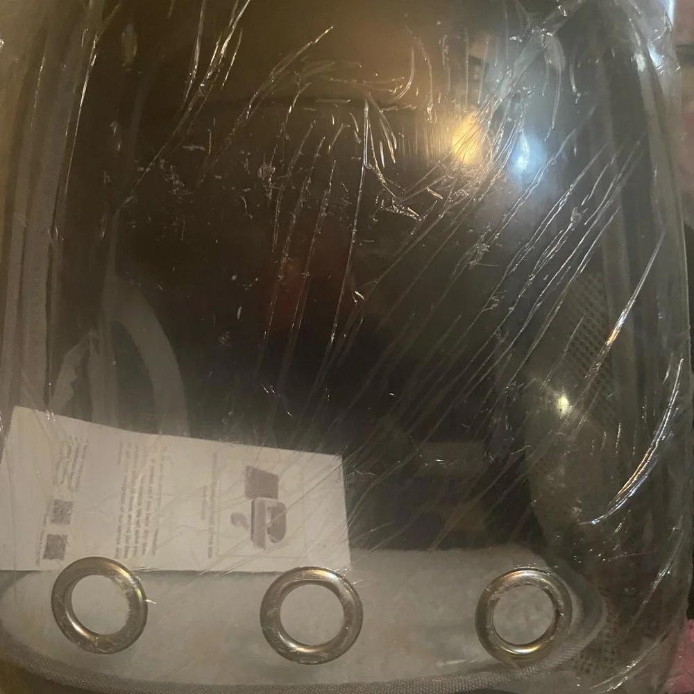 Transparent Black Pet Carrier Backpack